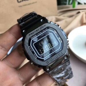 Cassio Black G-Sock Digital Stainless Steel Watch
