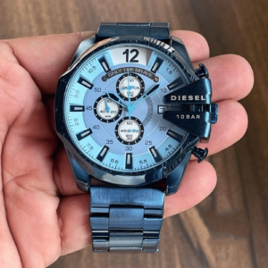 Deesel Bar10 Sky Blue Dial Dark Matt Blue Men’s Watch Japan Quality