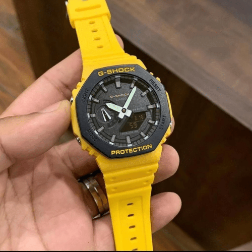 G-Shock GA 2100 Yellow Japan Model01