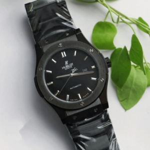 Hoblot Big Bang Automatic Black Metal belt men’s watch